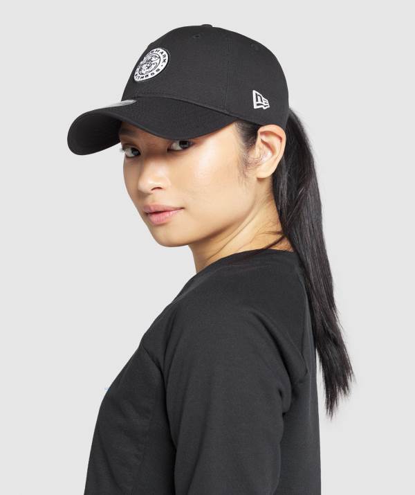 Panske Čiapky Gymshark New Era Legacy 9Forty Čierne | KL9173025